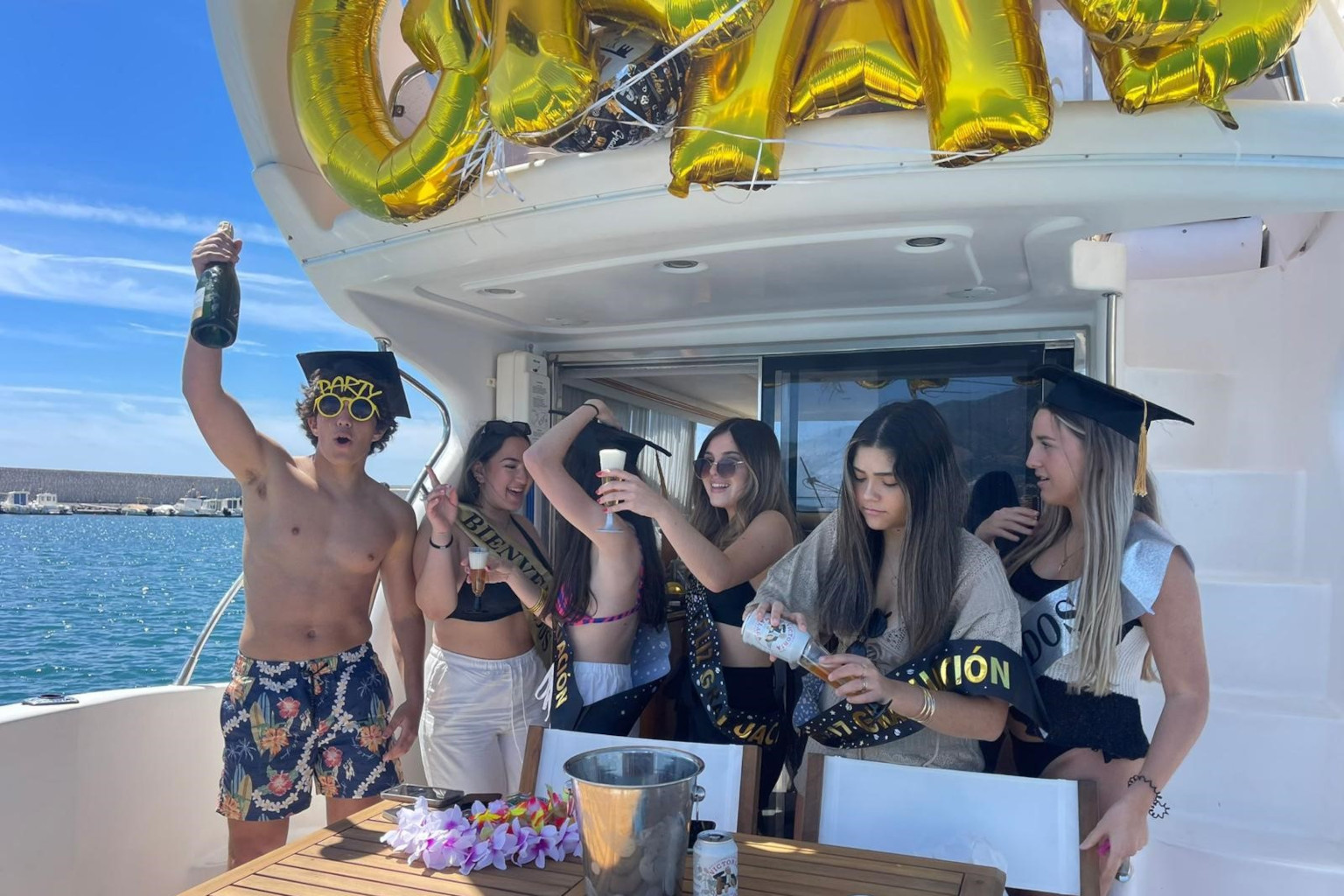Party boat charter Fuengirola